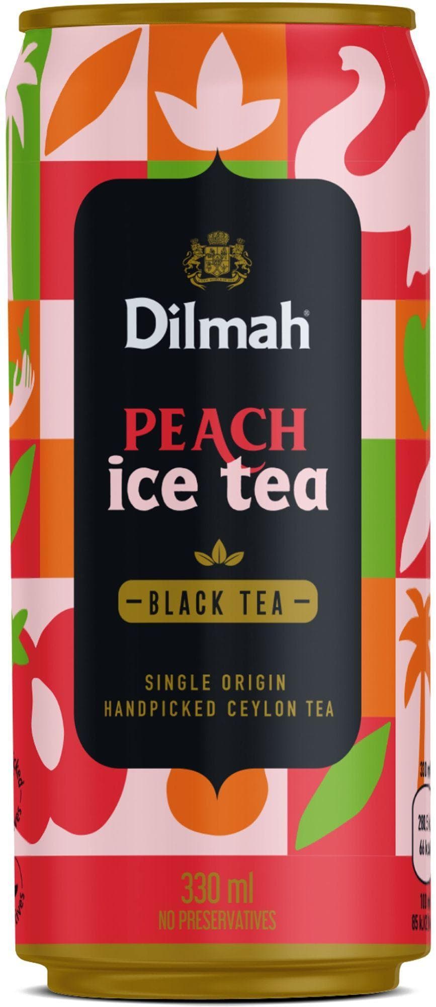 Dilmah Ledový čaj černý broskev
