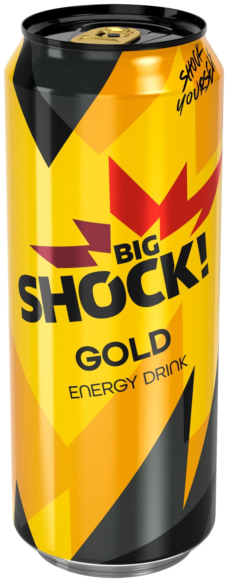 Big Shock! Gold energetický nápoj plech
