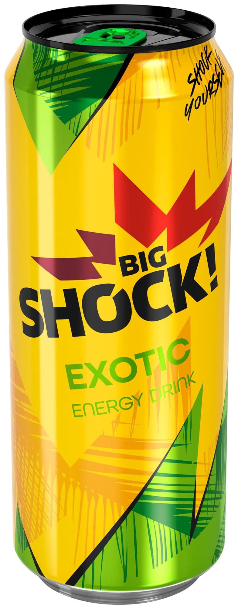 Big Shock! Energy Exotic juicy energetický nápoj plech