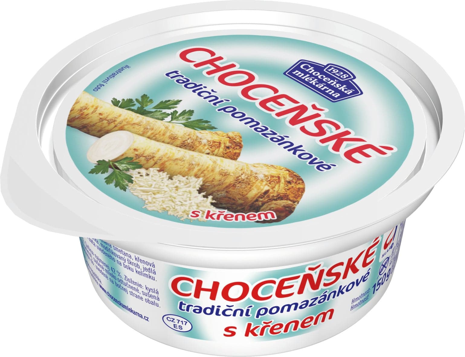 Choceňská mlékárna Choceňské tradiční pomazánkové s křenem