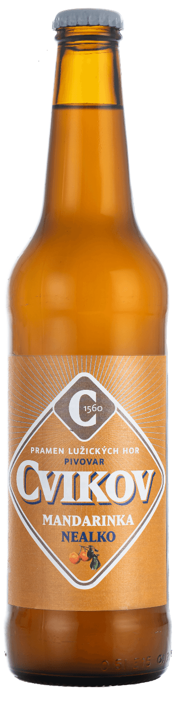 Cvikov Nealkoholické pivo Mandarinka