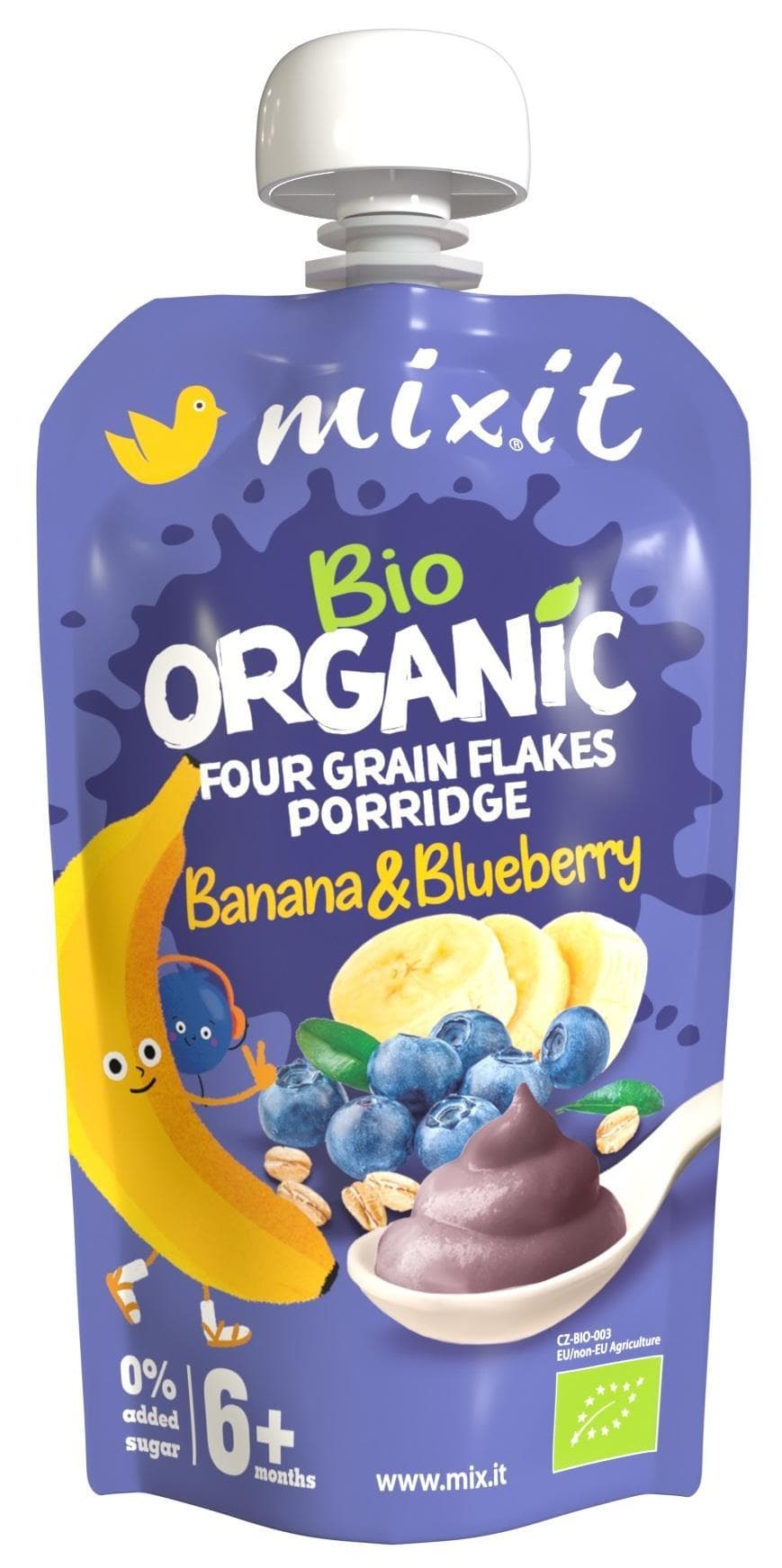 Mixit BIO Kapsička banán a borůvka