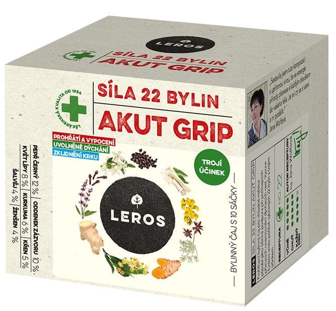 Leros Síla 22 bylin Akut Grip
