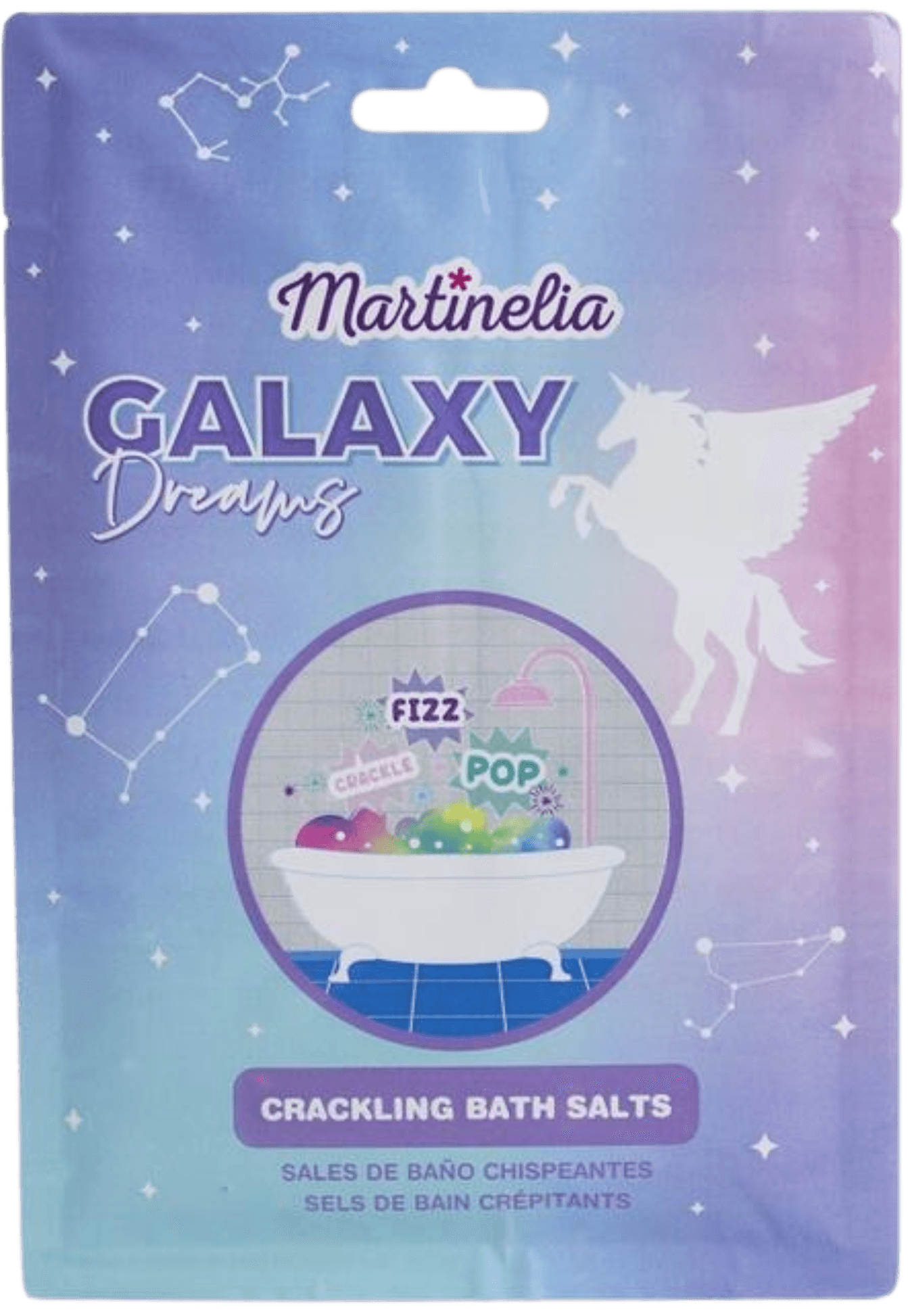 Martinelia Galaxy Dreams praskací sůl do koupele