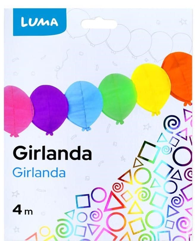 Luma Girlanda balónky, 4 m