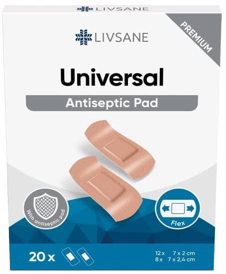 LIVSANE Univerzální náplasti-proužky 20ks
