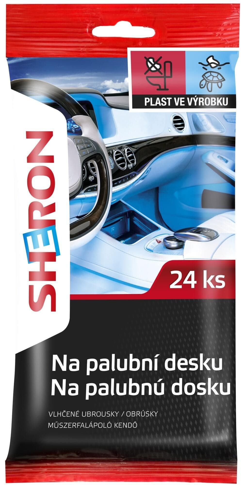 Sheron Ubrousky na palubní desku