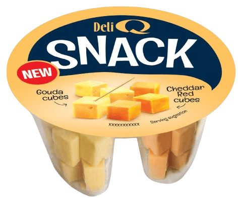 Deli Q Snack Gouda a red cheddar kostičky