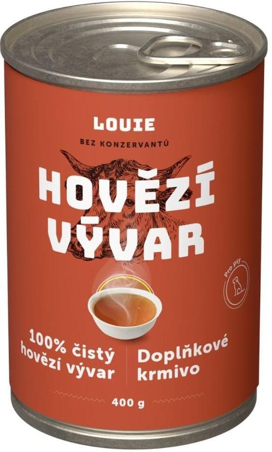 Louie Doplňkové krmivo hovězí vývar pro psy