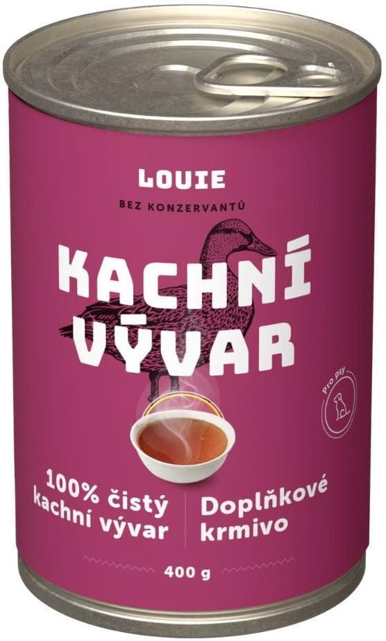 Louie Doplňkové krmivo kachní vývar pro psy