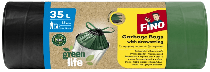 Fino Green Life zatahovací pytle 35 l