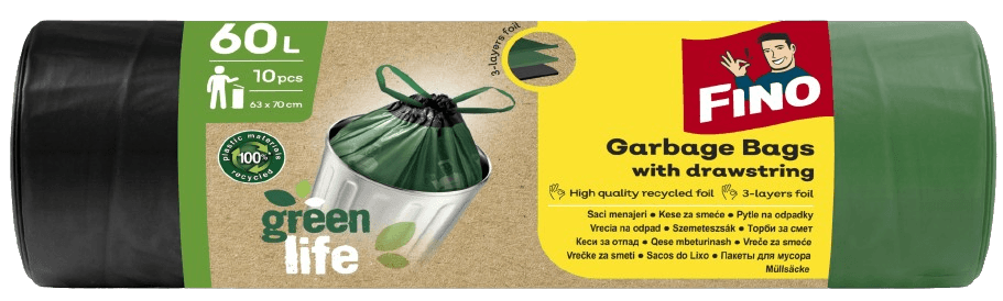 Fino Green Life zatahovací pytle 60 l