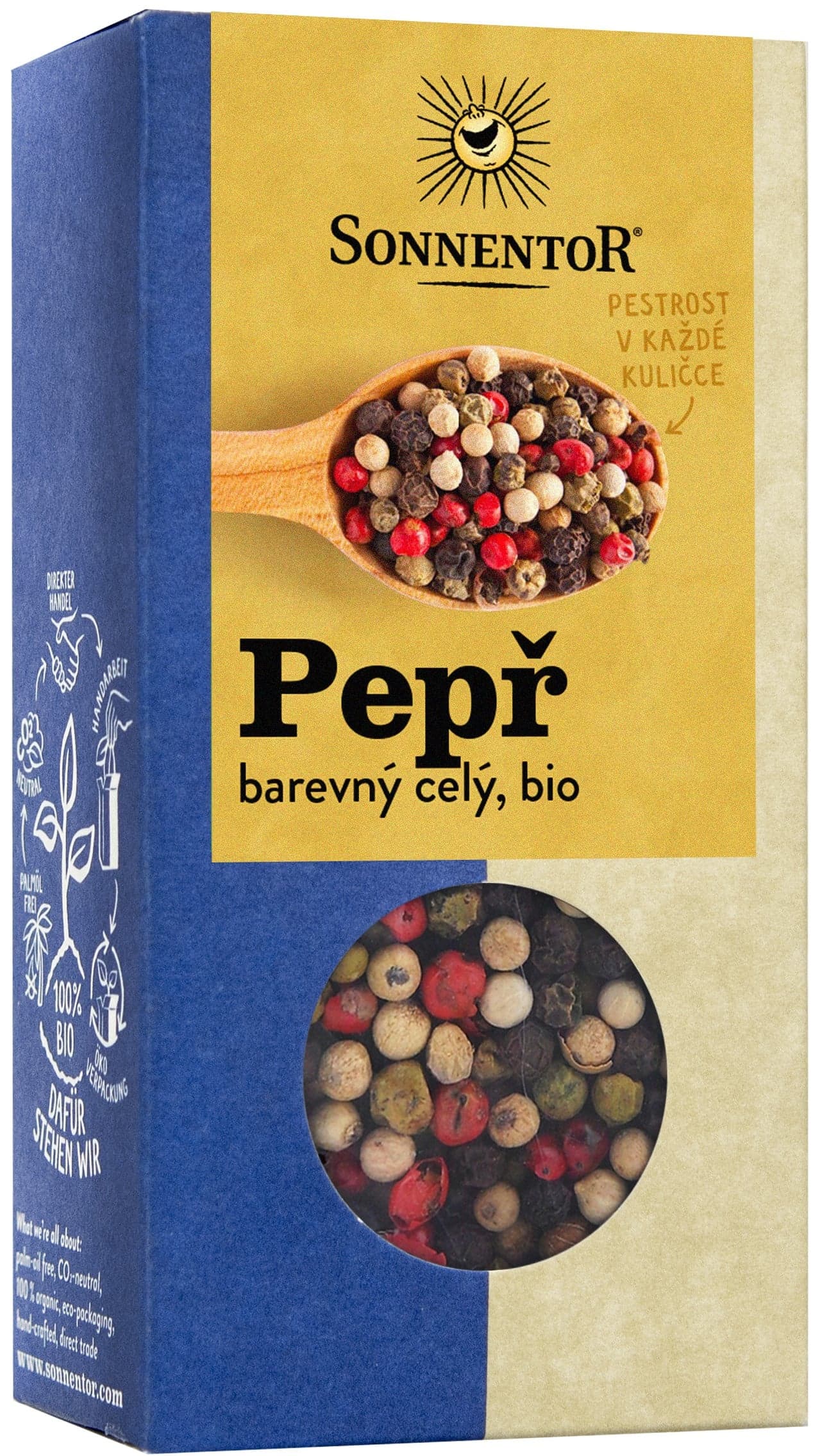 Sonnentor BIO Pepř barevný celý
