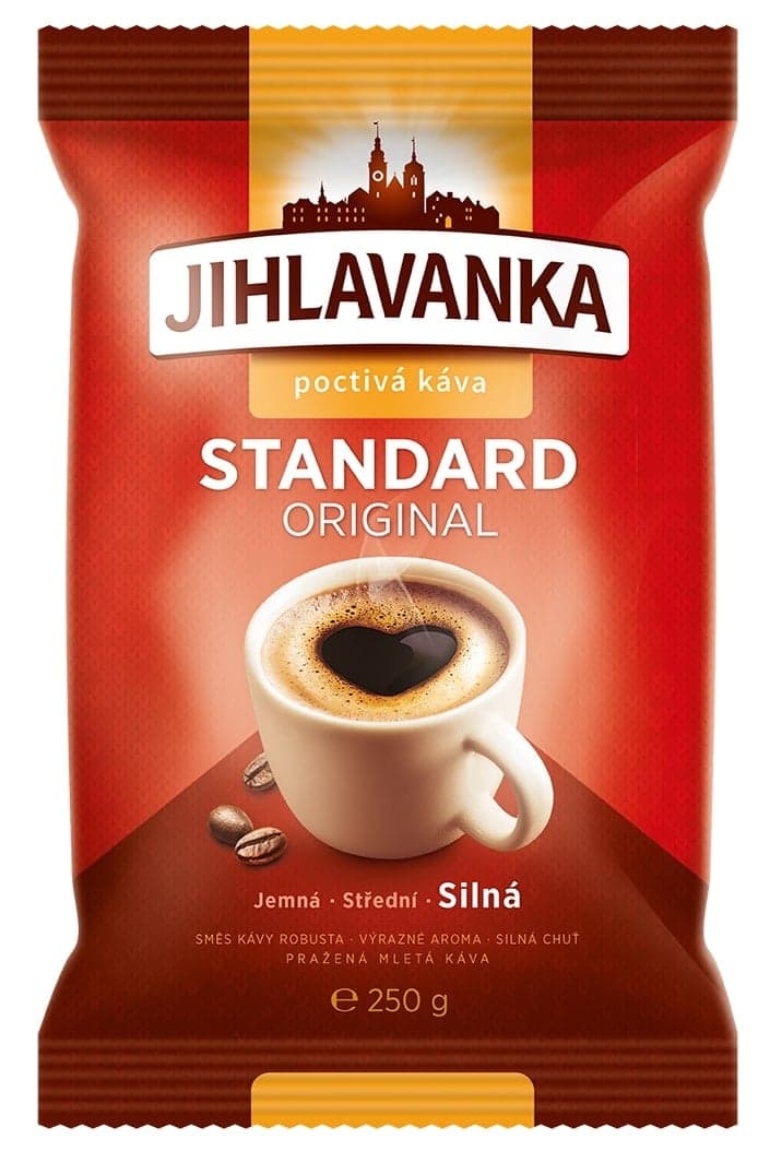 Jihlavanka Standard Original pražená mletá káva