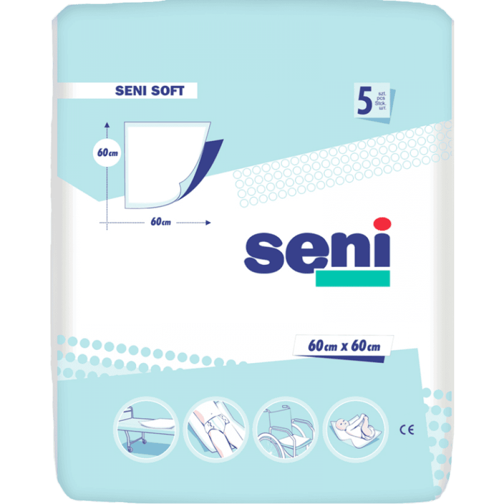 Seni Soft Super podložky absorpční 60x60cm 5ks
