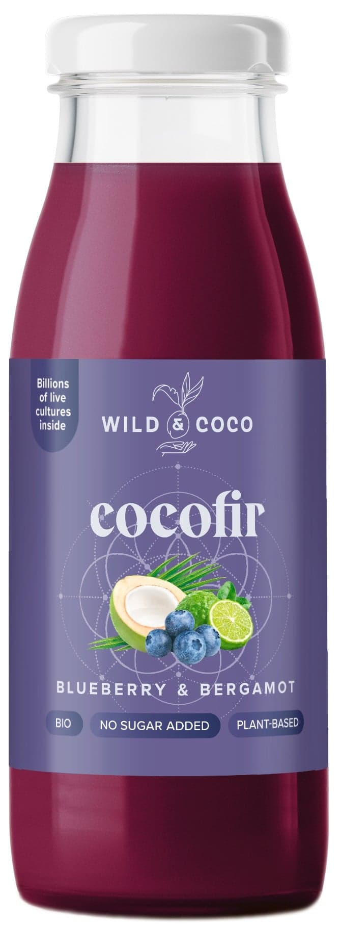 Wild & Coco BIO Biotic cocofir Borůvka a Bergamot