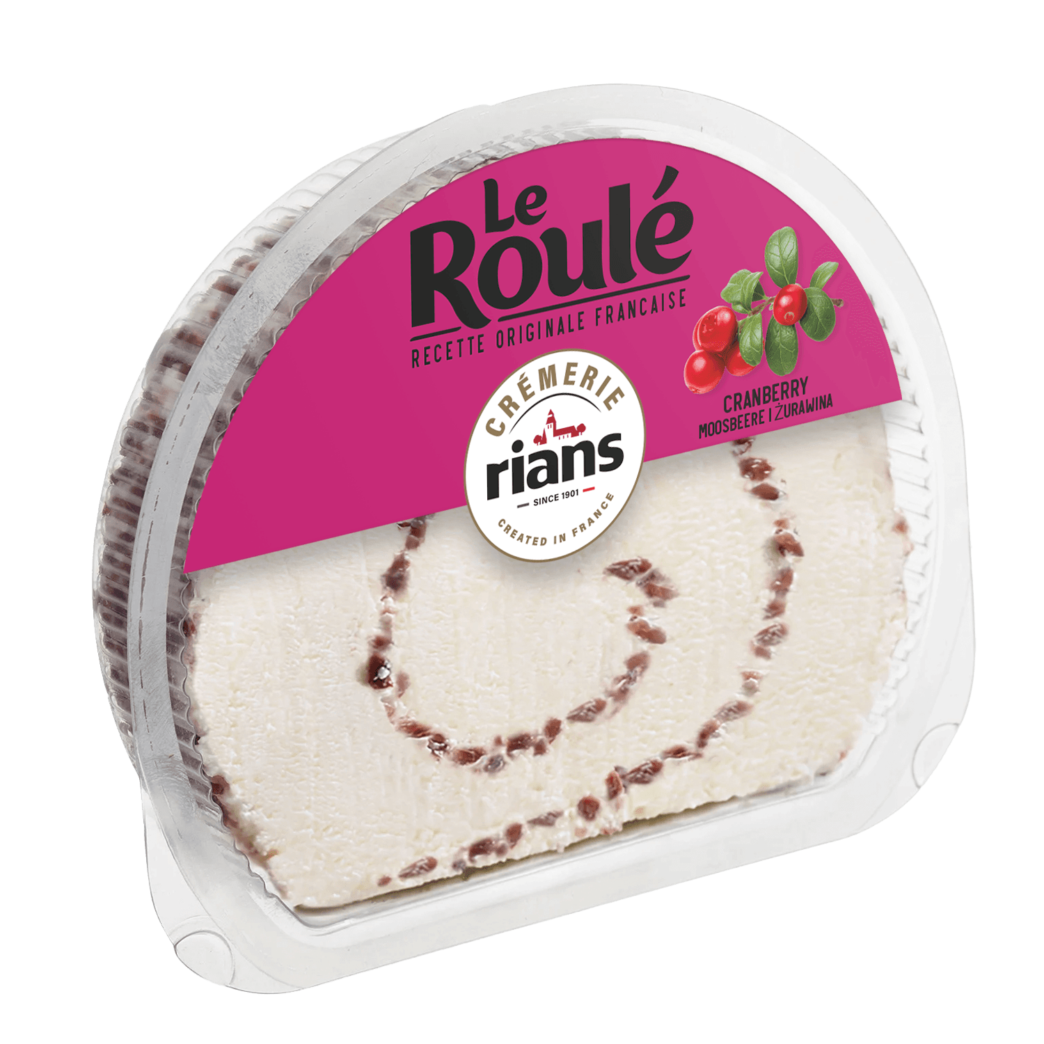 Rians Le Roulé sýr s brusinkami