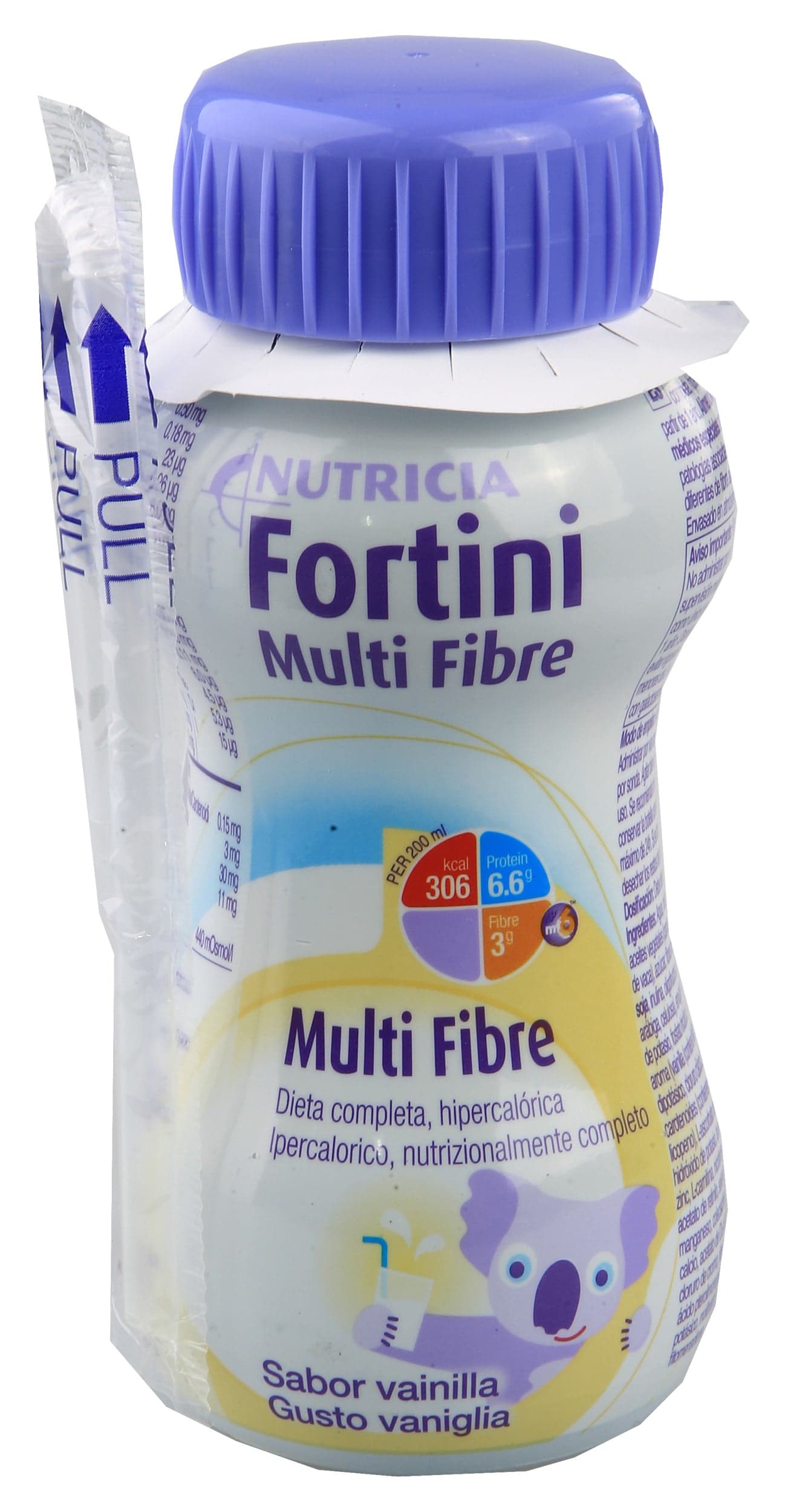 FORTINI PRO DĚTI S VLÁKNINOU, VANILKOVÁ PŘÍCHUŤ perorální roztok 1X200ML