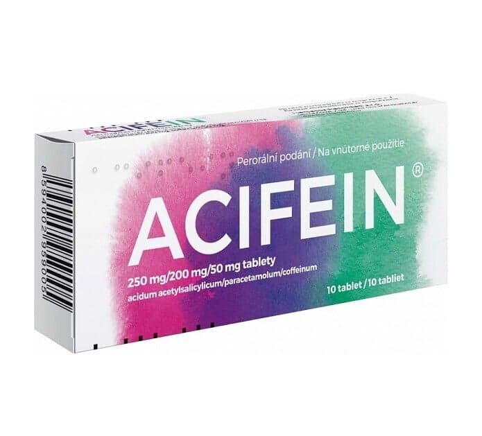 ACIFEIN 250MG/250MG/50MG Tableta 10