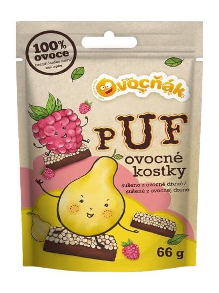Ovocňák PUF Ovocné kostky mix