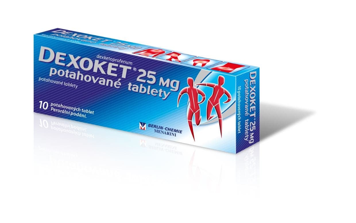 DEXOKET 25MG Potahovaná tableta 10