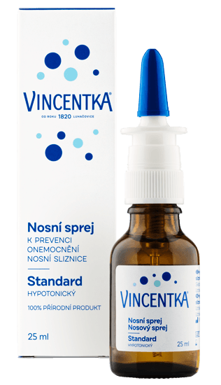 Vincentka nosní sprej STANDARD hypotonický 25ml