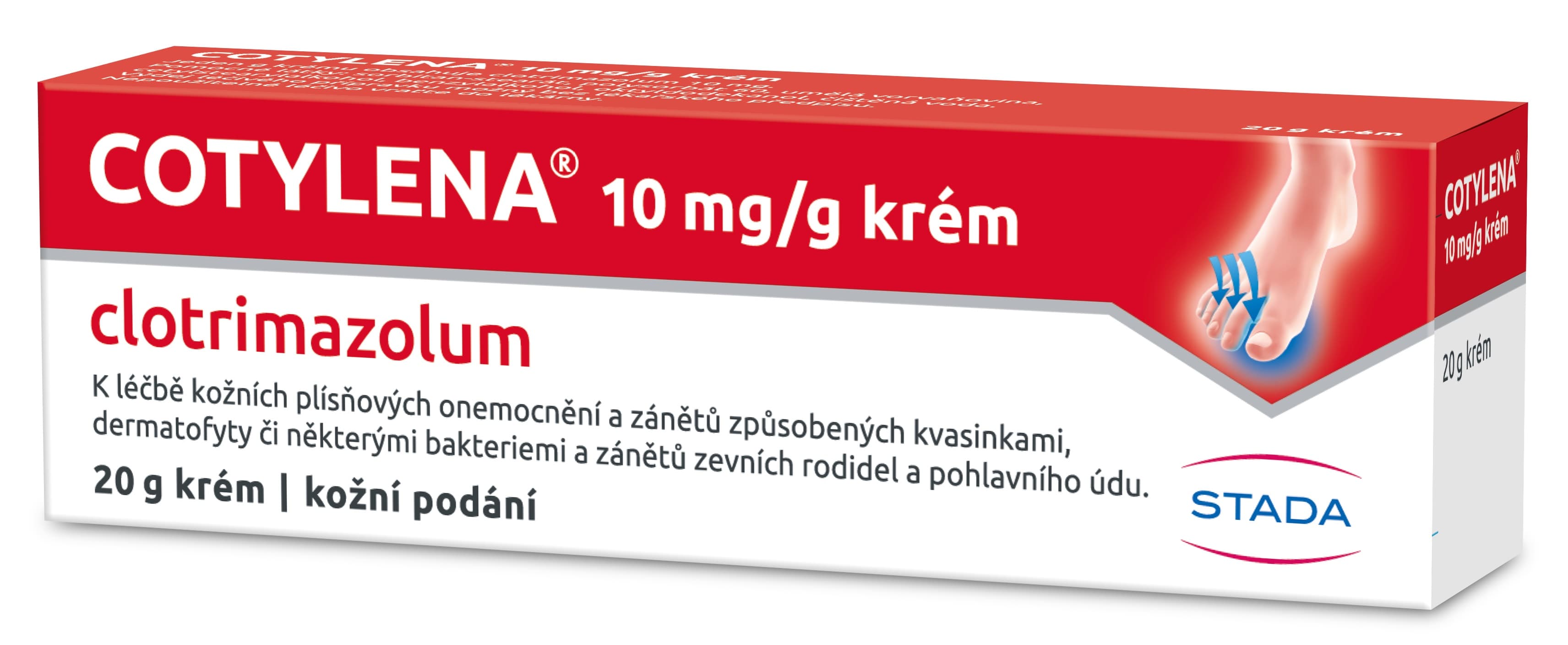 COTYLENA 10MG/G krém 20G