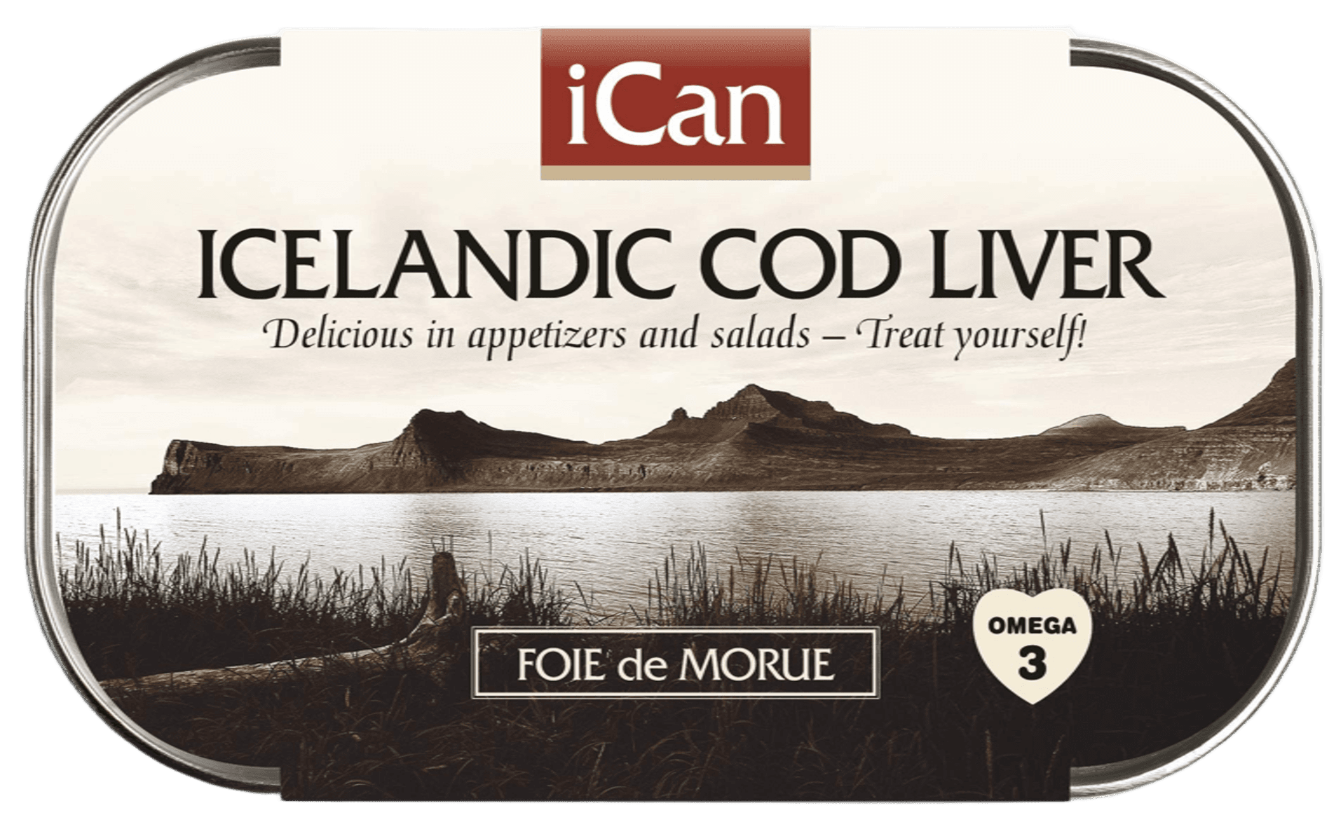 iCan Islandská tresčí játra ve vlastním oleji