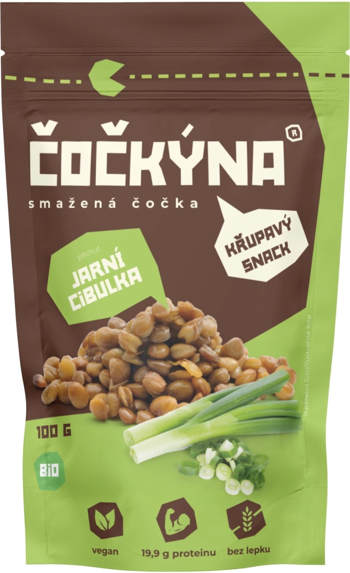 Čočkýna BIO Smažená čočka jarní cibulka