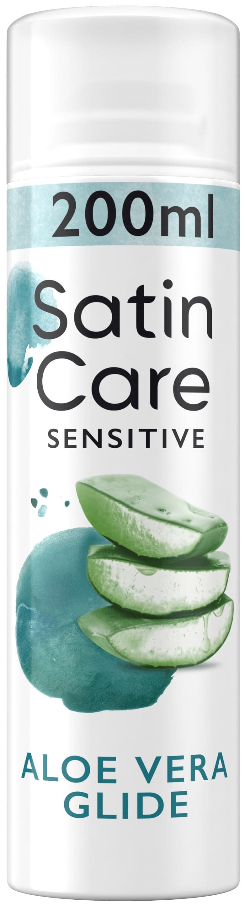 Gillette Satin Care gel na holení pro citlivou pokožku s aloe vera