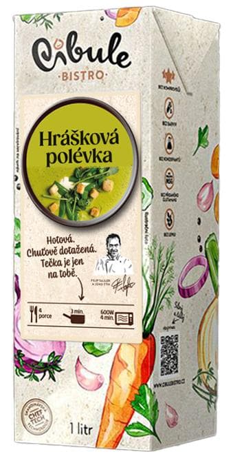 Cibule Bistro Hrášková polévka