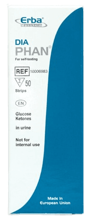 DIAPHAN PRO SEBETESTOVÁNÍ 10006983, VIZUÁLNÍ TEST Z MOČI PRO DIABETIKY II.TY