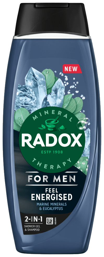 Radox Feel Energised sprchový gel pro muže 2 v 1