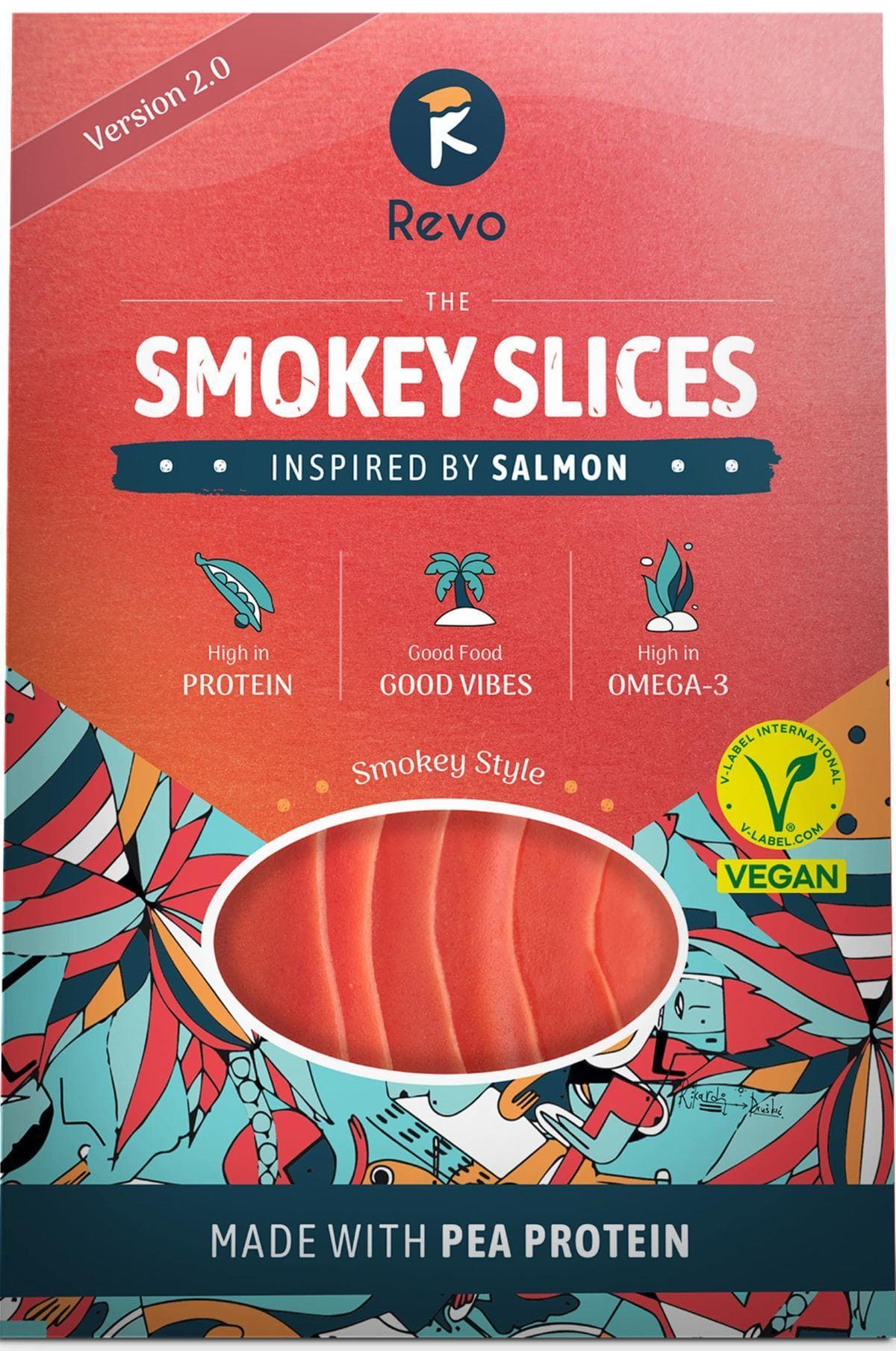 Revo Foods Vegan uzený losos plátky