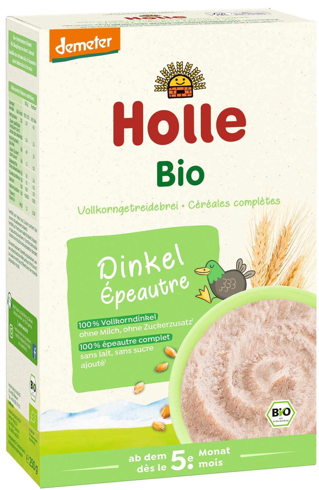 Holle BIO Špaldová kaše vhodná od 5. měsíce
