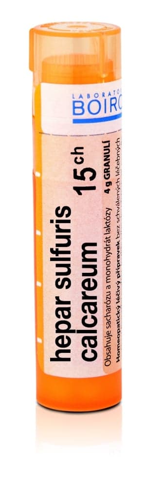 HEPAR SULFURIS CALCAREUM 15CH granule 1x4G