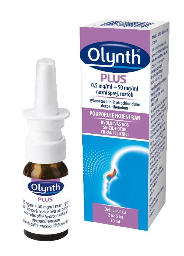 OLYNTH PLUS 0,5MG/ML+50MG/ML Nosní sprej, roztok 1X10ML