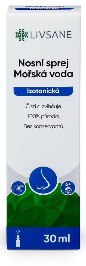 LIVSANE Nosní sprej Mořská voda Izotonická 30ml