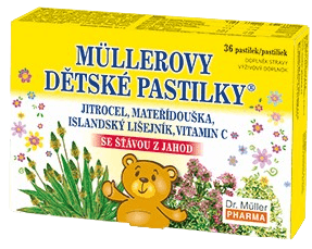 Müllerovy dětské pastilky 36ks