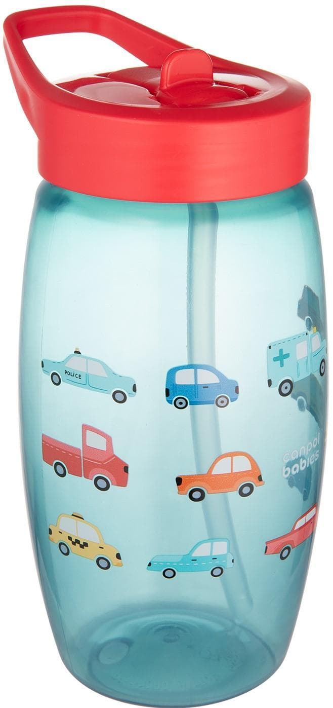 Canpol babies Cars lahev se sklápěcím pítkem 400 ml