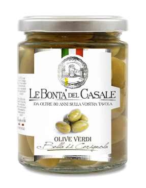 Le bontà del casale Olive Verdi Bella di Cerignola – zelené olivy v nálevu