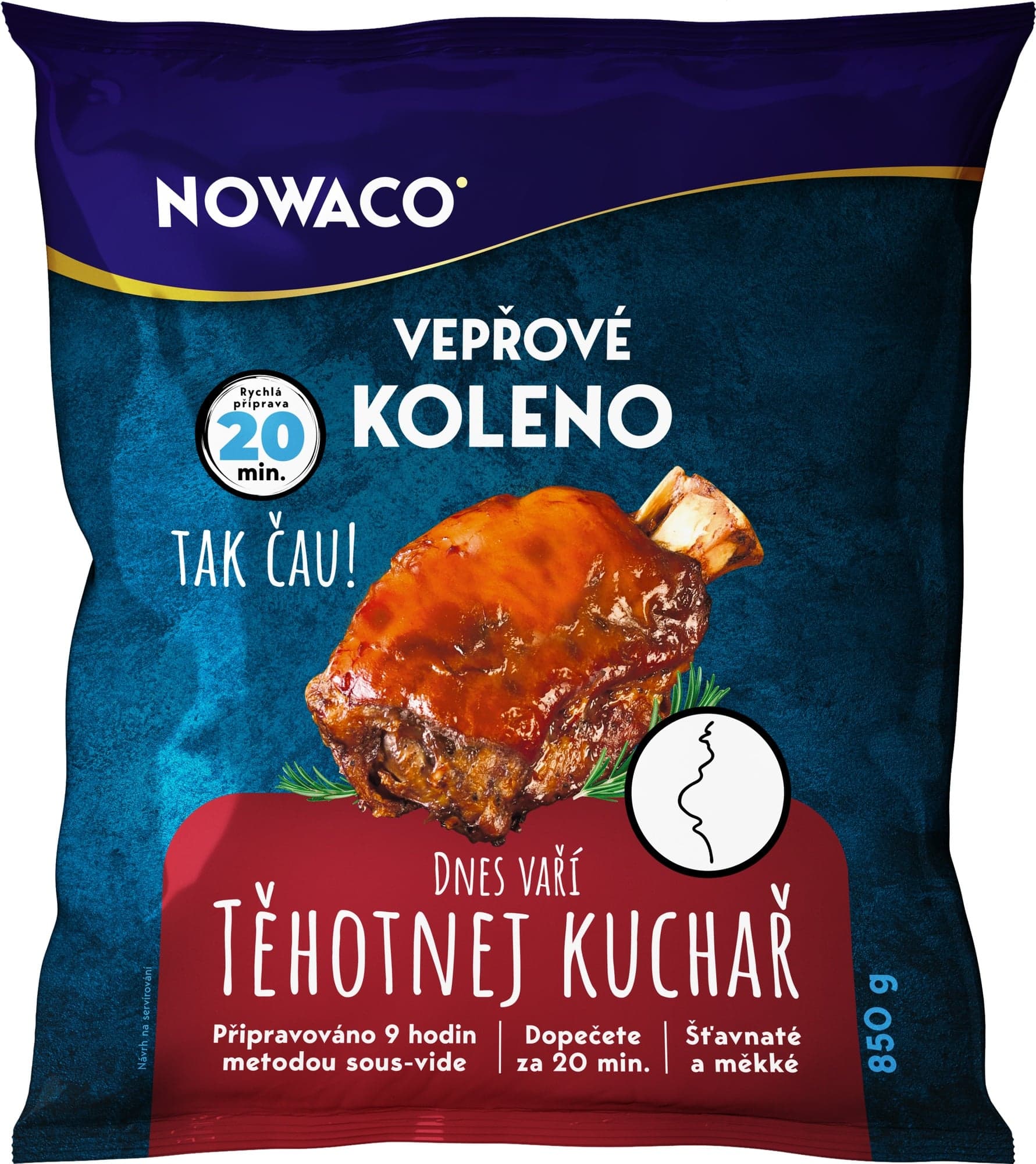 Nowaco Těhotnej kuchař Vepřové koleno sous-vide
