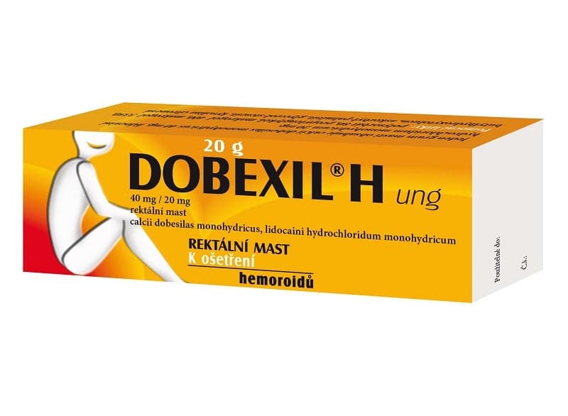 DOBEXIL H UNG 40MG/20MG Rektální  mast 1X20G