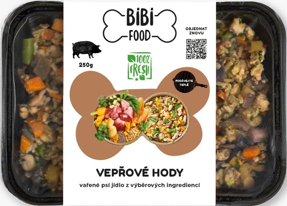 BiBi Food Vepřové hody – vařené psí jídlo