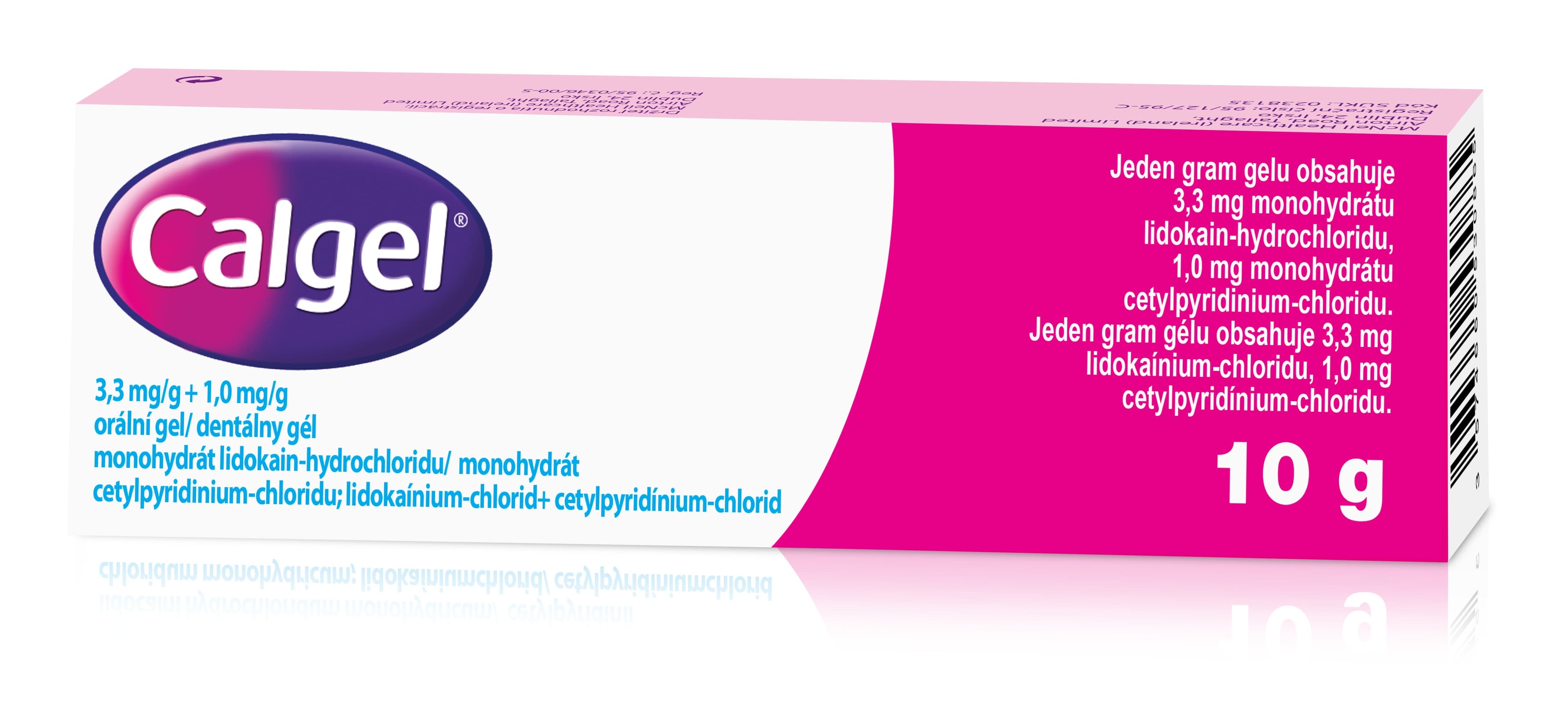 CALGEL 3,3MG/G+1MG/G Orální gel 1X10G