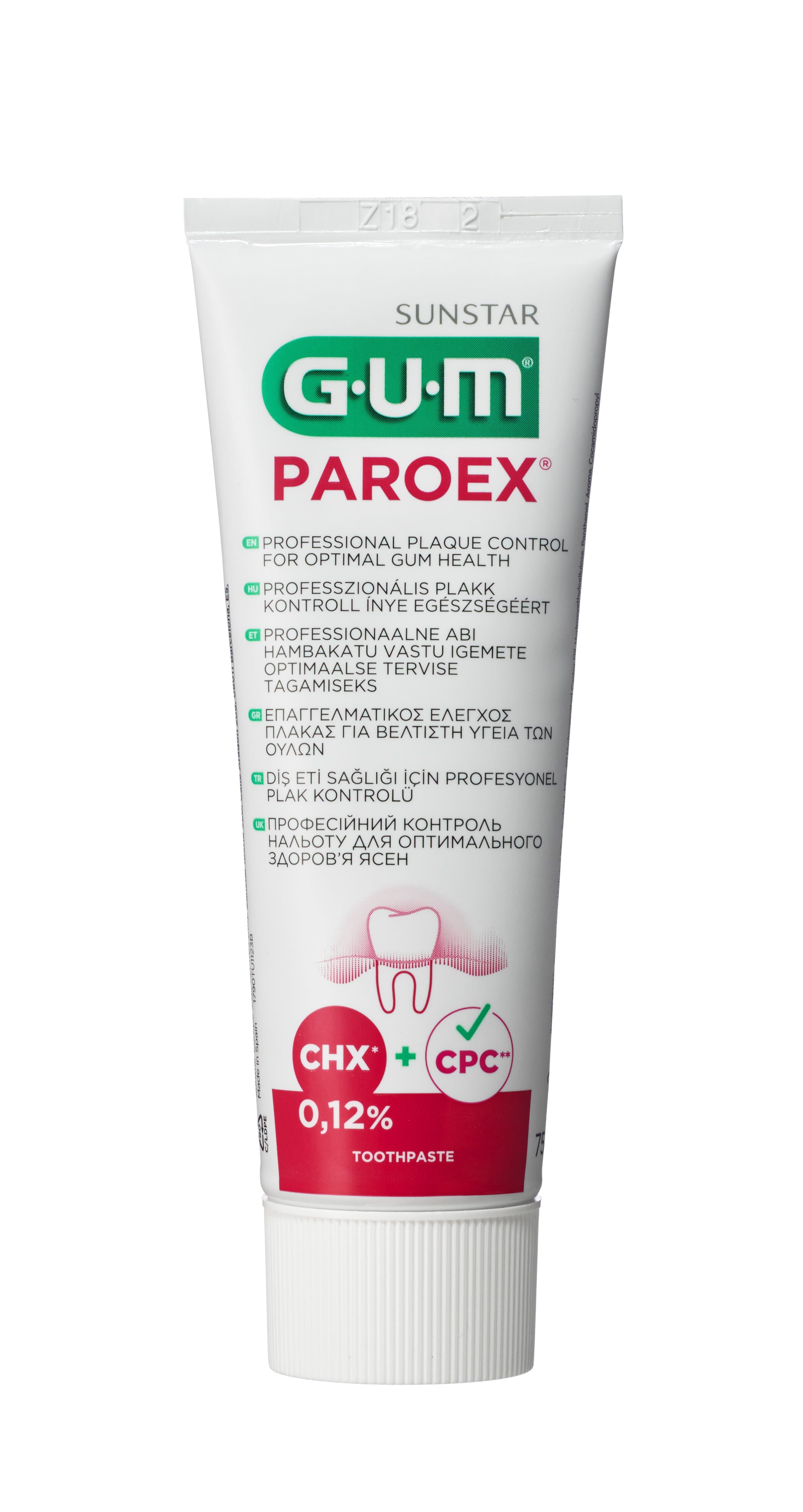 GUM zubní gel Paroex (CHX 0.12%) 75ml G1790EME