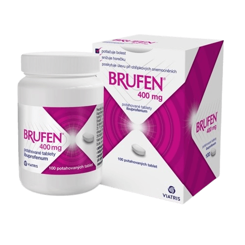 BRUFEN 400MG Potahovaná tableta 100