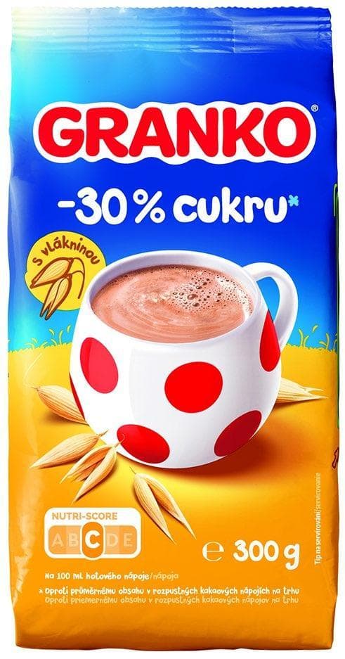 Granko -30 % cukru Instantní kakaový nápoj s cereáliemi