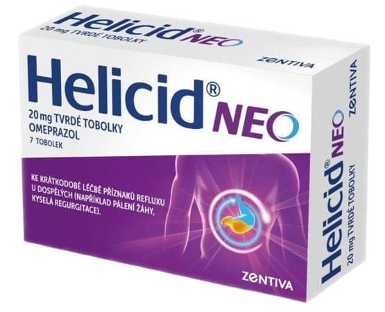 HELICID NEO 20MG Tvrdá tobolka 7