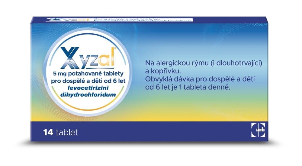 XYZAL 5MG Potahovaná tableta 14